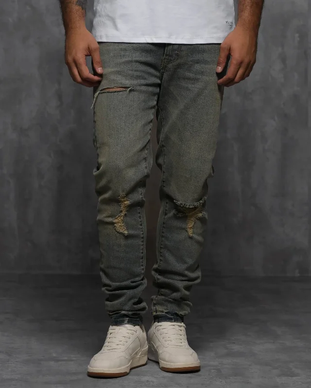 Capo Denim Jeans Stylish Shredded Denim Jeans