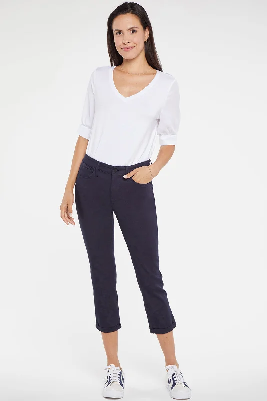 Chloe Skinny Capri Jeans - Dark Rinse Stylish High-Waist Skinny Denim