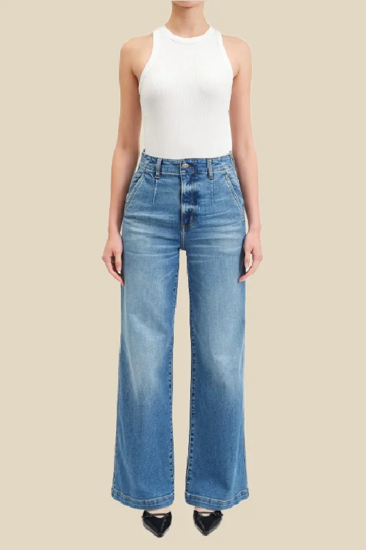 Far Out Jeans Trendy Paperbag Waist Jeans