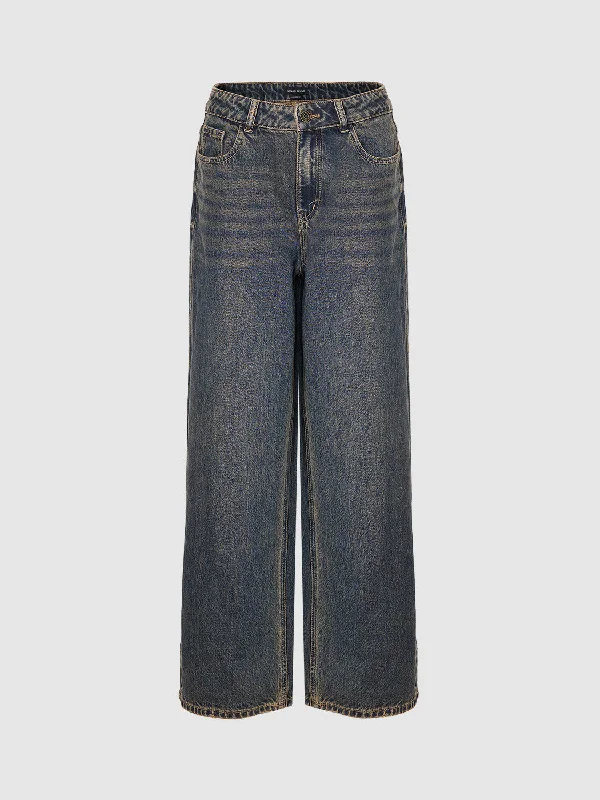 High Rise Denim Jeans Stylish Plus Size Denim Jeans