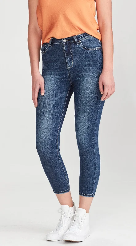 Junkfood Jeans Bowie “Short stuff” Dark Blue Classic Slim Fit Jeans