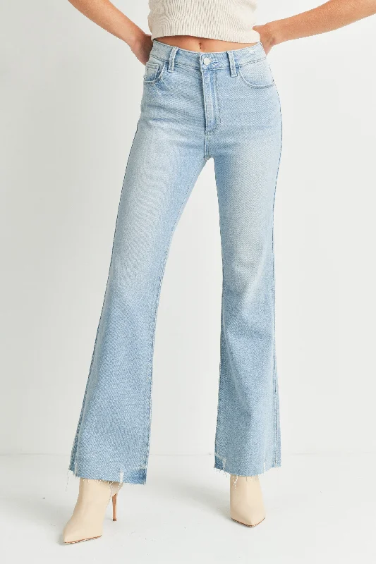 Just Black Flare Jeans Casual Straight-Leg Jeans