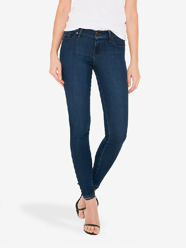 Mid Rise Skinny Jane Jeans Fashionable Straight Cut Jeans