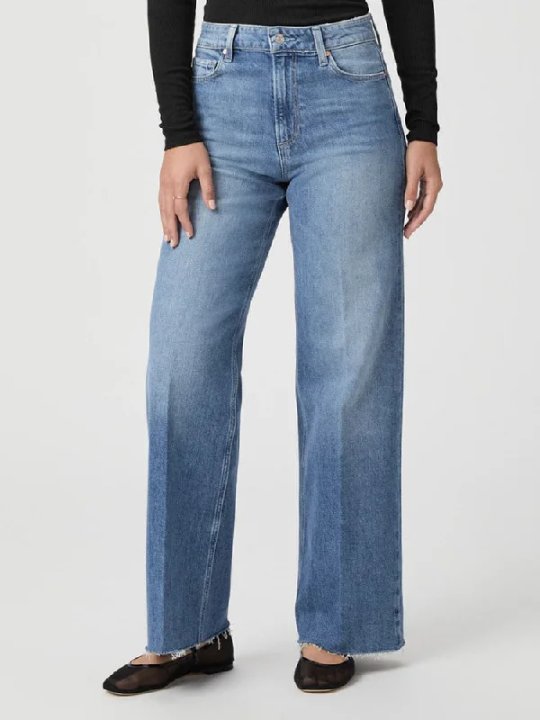 Paige Anessa 31" Jeans Archives Trendy Button-Up High-Waist Jeans