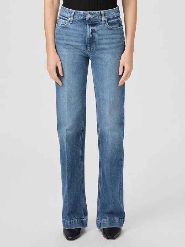 Paige Leenah 32" Jeans Wings Fashionable Raw Hem Bootcut Jeans