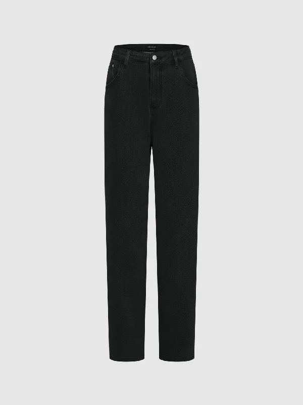 Regular Denim Jeans Elegant Bootcut Fit Jeans