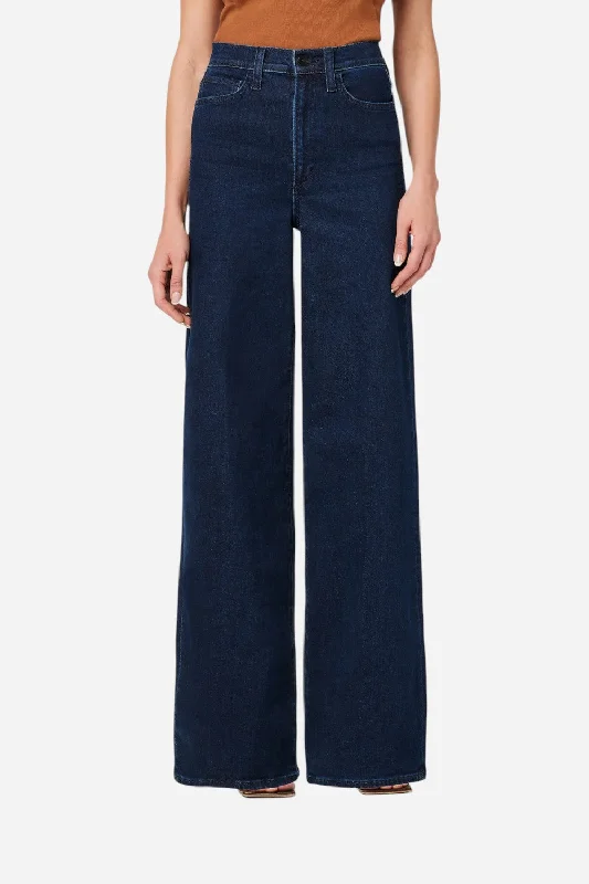 Joe's Jeans The Mia High Rise Wide Leg in Cinema Elegant Dark-Wash Bootcut Jeans