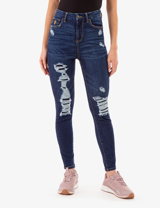 ULTRA HIGH RISE CURVY JEANS Casual Wide-Legged Denim Jeans