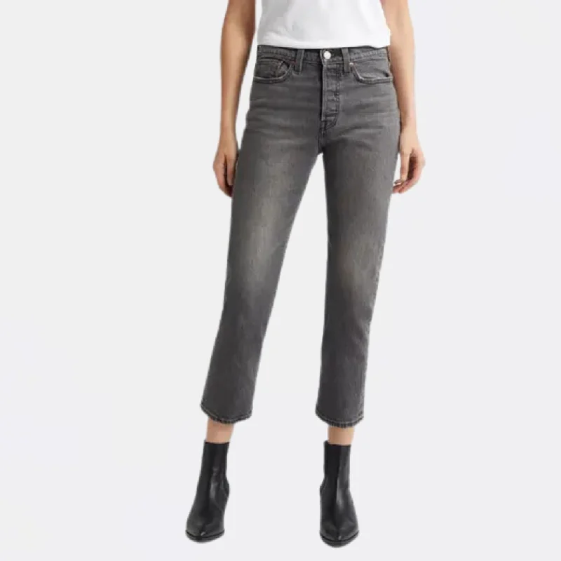 Wedgie Straight Jeans (Well Worn) Fashionable Straight Cut Jeans