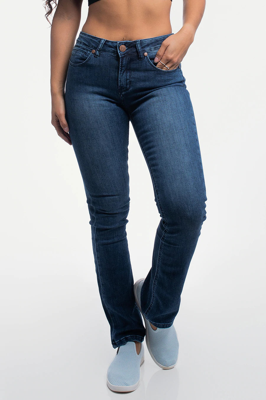 Womens Bootcut Athletic Fit Jeans Fashionable Jeggings Style Jeans