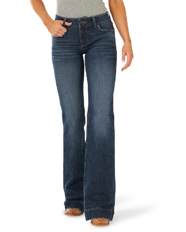 Women's Retro Mae Trouser Mid Rise Jeans