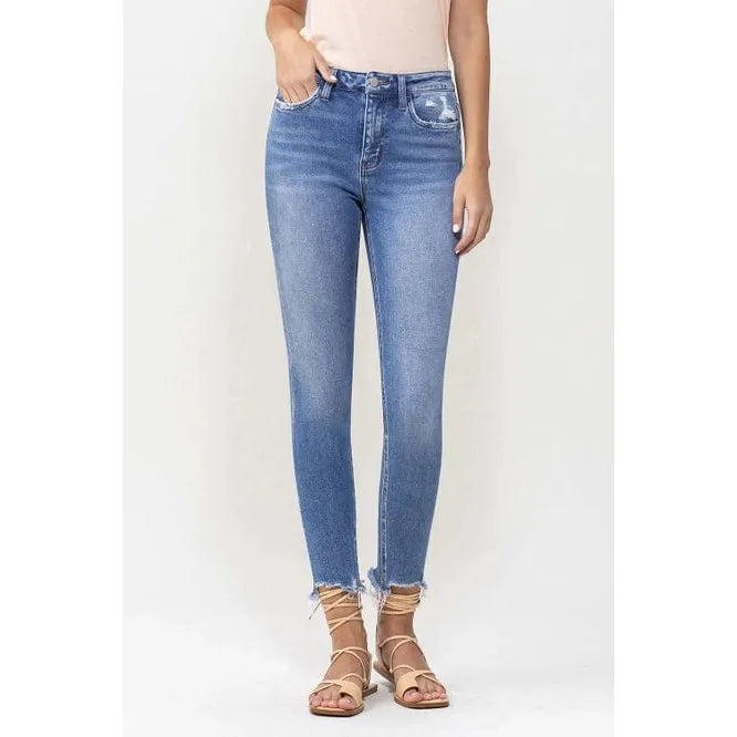 Flying Monkey High Rise Crop Skinny Innovation Jeans