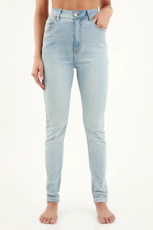 Women's Super Slim Blue Jeans