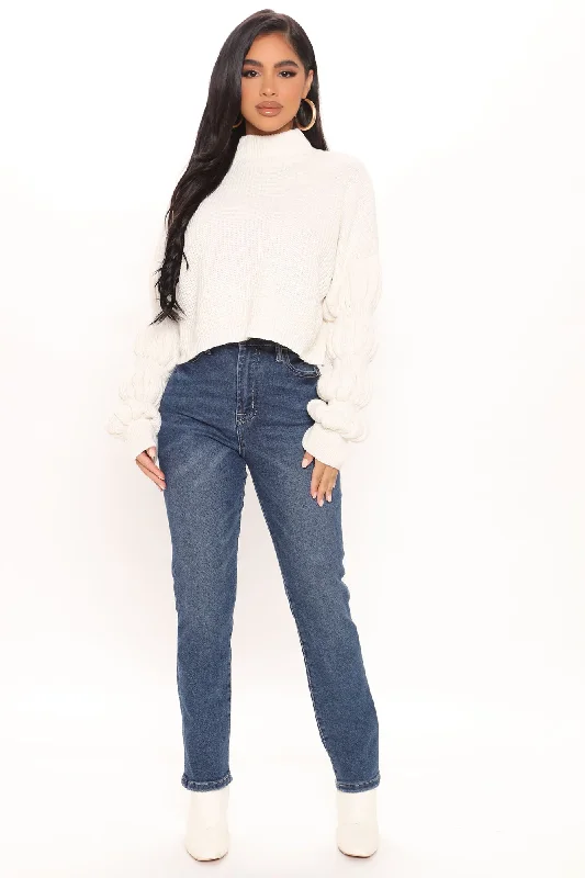 The Easy Life Stretch Mom Jeans - Dark Wash