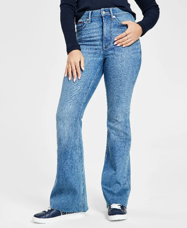 Women's High-Rise Flare-Leg Jeans