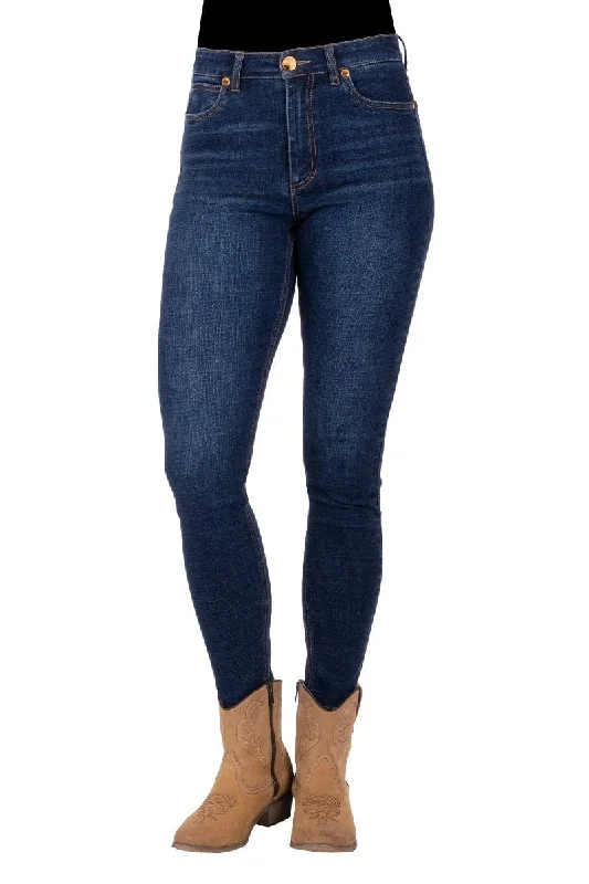 Wrangler Jeans Womens High Rise Skinny